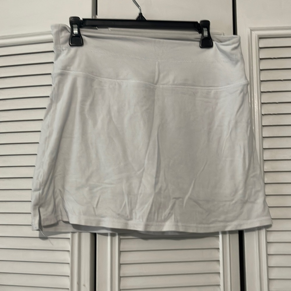 Kim Rogers White Tennis Skirt